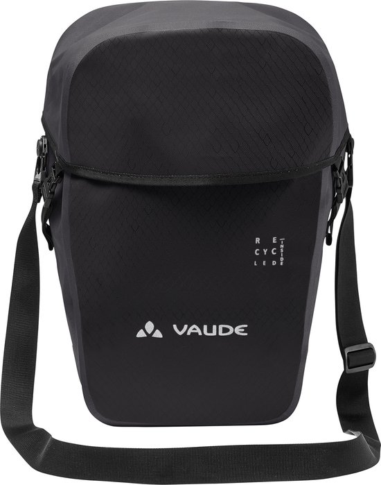 VAUDE - Aqua Back Pro Single - Black - Fietstas Achter - Greenshape van Vaud