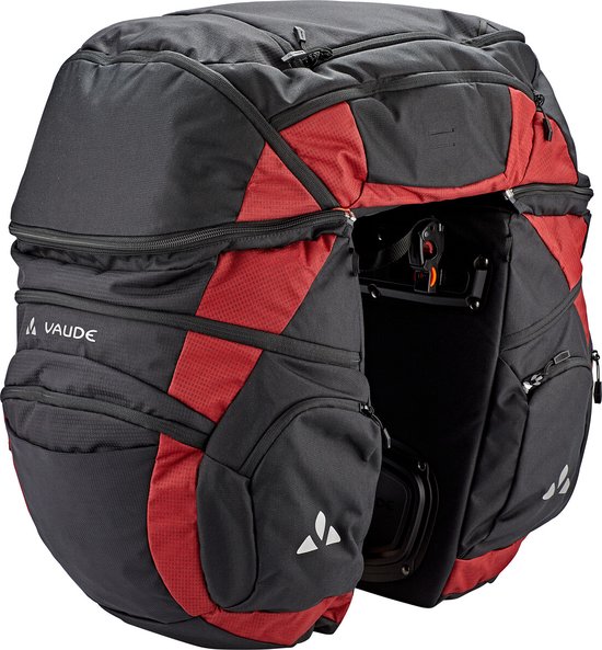 VAUDE - Karakorum Pro - Black/carmine - Fietstas Achter - Greenshape van Vaud