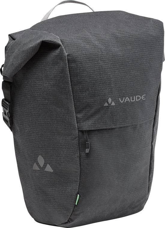VAUDE - Road Master Roll-It Luminum - Black - Fietstas Achter - Greenshape van Vaude