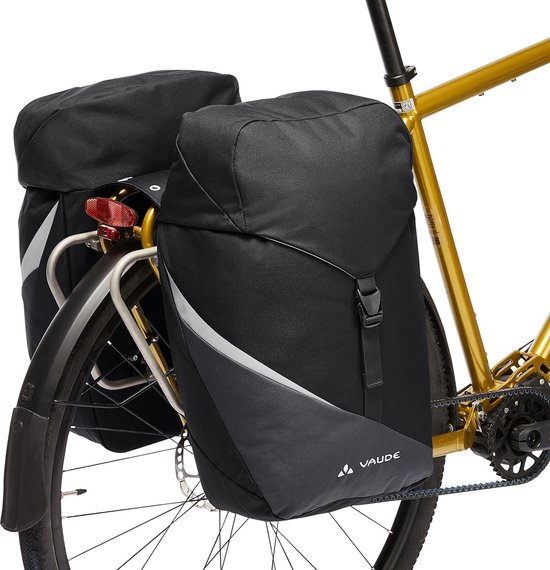 VAUDE - TwinRoadster - Khaki - Fietstas Achter - Greenshape van Vaude