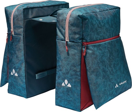 VAUDE - TwinZipper - Dark petrol - Fietstas Achter - Greenshape van Vaude