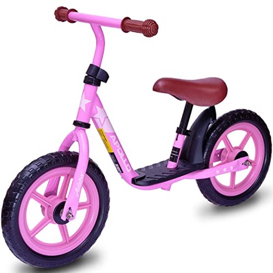 Veilige 12 Inch Loopfiets voor Kinderen - Schattige en Robuuste Balance Bike voor Jongens en Meisjes van Merkloos
