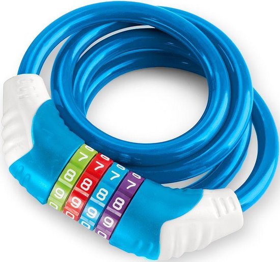 Veiligheids kabelslot Puky blauw van Puky