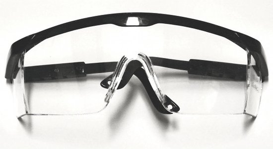 Veiligheidsbril-Beschermbril CE, type SG-007 DIN EN166 : 2002-4 van Huvitz