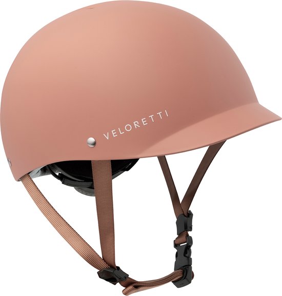 Veloretti Kinderhelm fiets - Blazing Salmon (Maat XS) van Veloretti