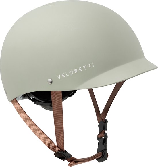 Veloretti Kinderhelm fiets - Pebble Grey (Maat XS) van Veloretti
