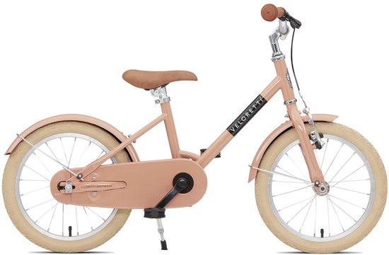 Veloretti Maxi Kinderfiets 16 inch - Roze - Kids 3-6 jaar van Merkloos