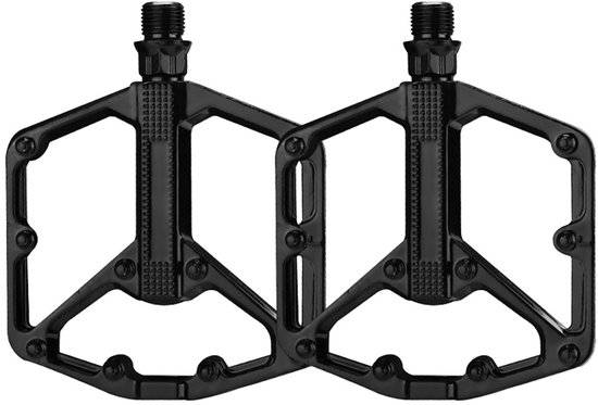 Velotac Fietspedalen - Antislip - Metalen trappers - Trappers Fiets - Pedalen Voor Fiets - Mentaal - Extra Grip van Merkloos