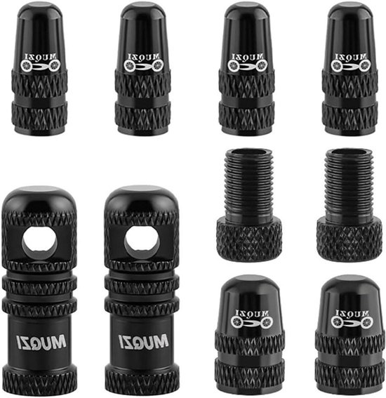 Ventiel adapter - F naar Presta - Fietsbanden oppompen - Dubbele functie tool - 100 gram - Zwart