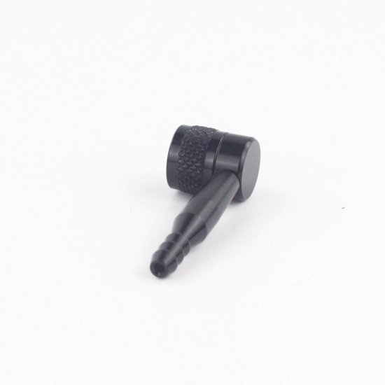 Ventiel Adapter - Presta Converter - Fietsband Oppompen - 90 Graden Hoek - S - Zwart