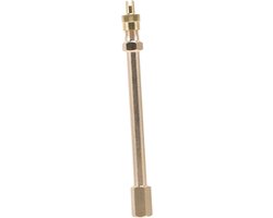 Ventielen Verlengstuk - Ventiel Adapter - Banden Oppompen - Brede Toepassing - 11x1cm - Geel