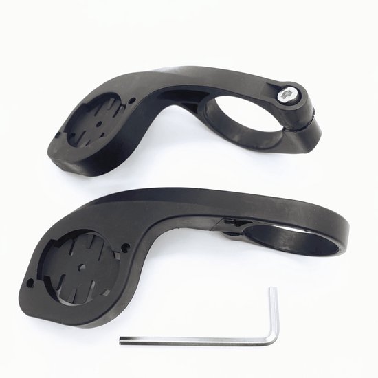 Verlengde fietscomputerhouder (klemdiameter 31,8 mm) —Geschikt voor Garmin-, Blackbird- en XOSS-computers — Universele houder voor racefietsen en mountainbikes (verkrijgbaar in lange of korte uitvoering) van Merkloos