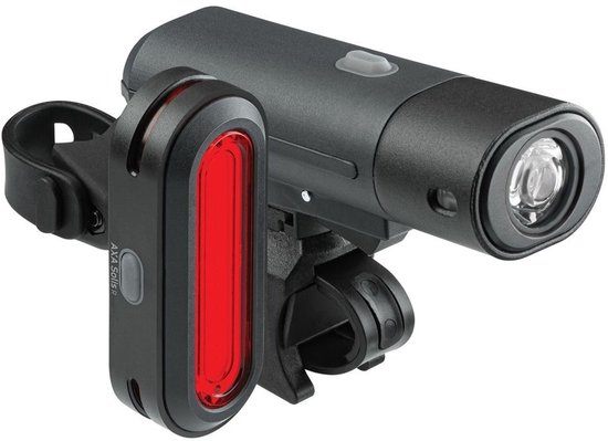 Verlichtingsset - Voor en achter - Axa Solis 800 - USB van Merkloos