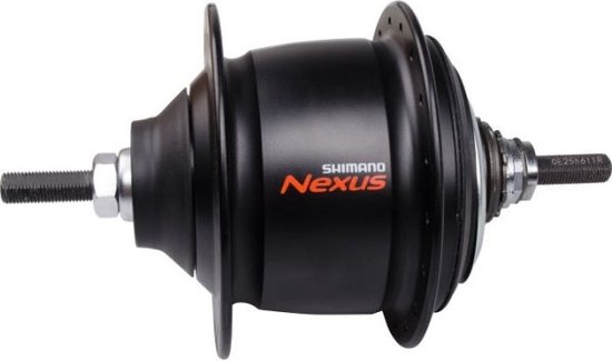 Versnellingsnaaf Shimano Nexus 8 Premium SG-C6011 - velgrem / rollerbrake - 36 gaats - zwart van VER