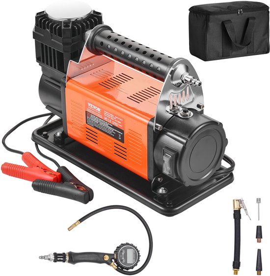 VEVOR 12V Luchtcompressor Luchtpomp Persluchtcompressor Auto 7.06CFM 150PSI