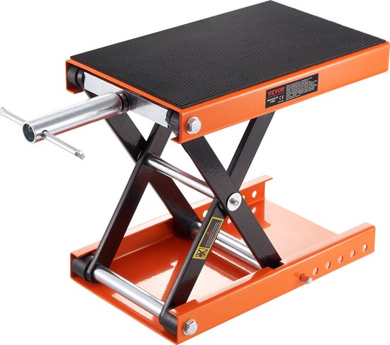 VEVOR motorlift motorlifter 500 kg belastbare motorlifter auto's montagestandaard motorfiets, verstelbaar 95-350 mm montagestandaard motorlift, motorstandaard reparatie in garage en buiten