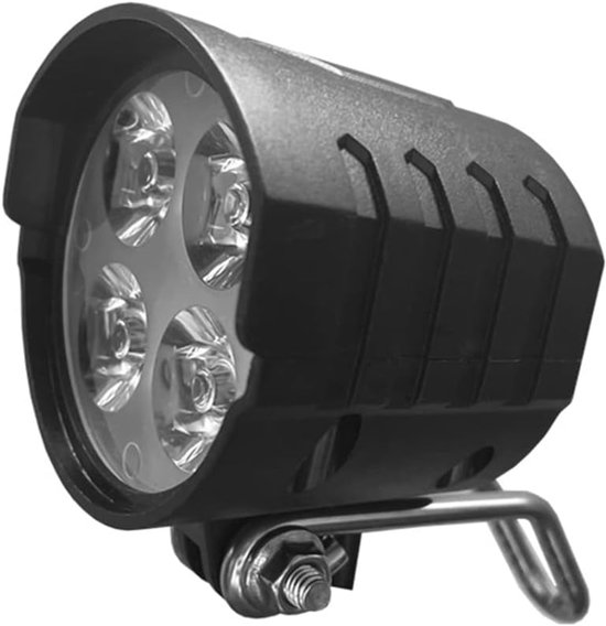 VHV - E-bike koplamp - LED voorlicht voor elektrische fiets - fiets koplamp 36V-60V waterbestendig met claxon - voor e-bike, e-step en scooter