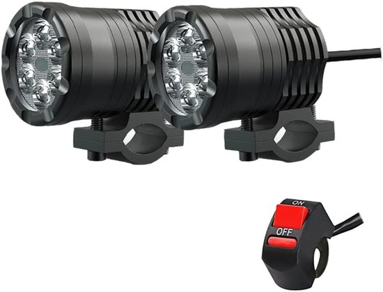 VHV - E-bike koplamp - LED voorlicht voor elektrische fiets - fiets koplamp waterbestendig - voor e-bike, e-step en scooter