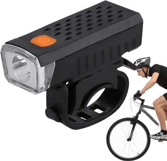 VHV - Fiets voorlicht - LED fietslamp - oplaadbare koplamp USB oplaadbaar waterbestendig - voor stadsfiets, racefiets en mountainbike