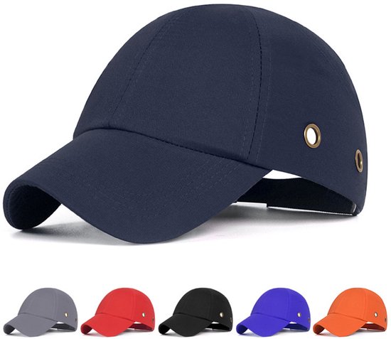 VHV - Fietshelm - Fietshelm heren - Stootpet - Skatehelm - Veiligheidspet - Baseball stootpet - Verstelbaar - Set van 1 - Lichtgewicht - Voor stadsfiets en skateboarden - Marineblauw van Vhv