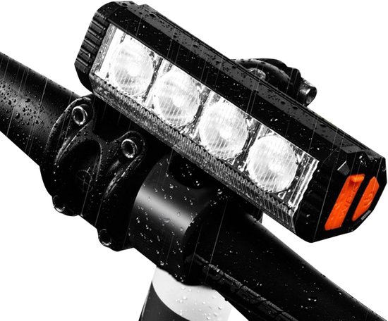 VHV - Fietsverlichting USB Oplaadbaar - LED Koplamp Fiets voor Nacht Rijden - 4 lichtstanden, powerbank functie - voor Mountainbike, Racefiets, Stadsfiets, E-bike en Woon-Werkverkeer