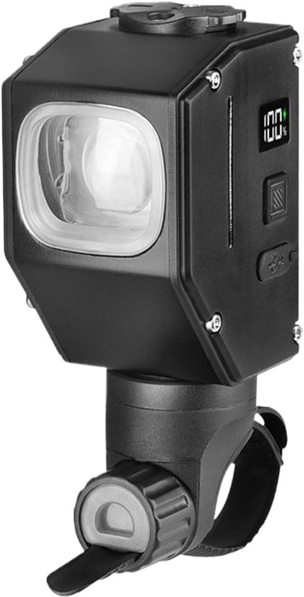 VHV - Scooter Fietsverlichting Voorlicht - Waterdichte LED Koplamp voor Fiets en Step - 2000 lumen, 8 lichtstanden, waterbestendig ontwerp - voor Fiets, Elektrische Step, Skateboard en Avondritten