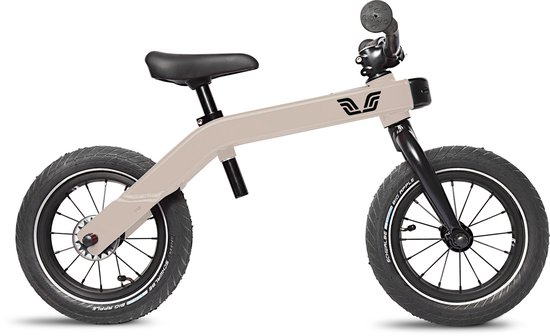 Vici 3-in-1 - Meegroeifiets - Lichtgewicht - Voor 1 tot 5 jaar - Naturel Beige van Merkloos
