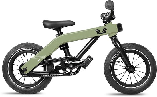 Vici 3-in-1 meegroeifiets Vintage Groen van Merkloos