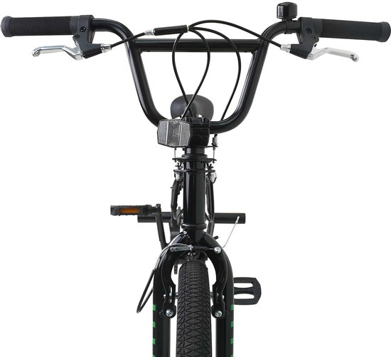vidaXL - BMX - Fiets - 20 - Inch - voor - kinderen - ouder - dan - 9 - jaar - Zwart