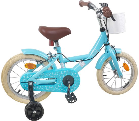 vidaXL - Kinderfiets - 12 - Inch - voor - 2-4 - jaar - oud - Lichtblauw van VidaXL