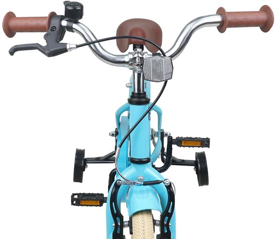 vidaXL - Kinderfiets - 14 - Inch - voor - 3-5 - jaar - oud - Lichtblauw