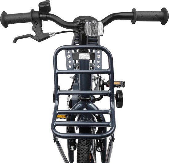 vidaXL - Kinderfiets - 16 - Inch - voor - 4-6 - jaar - oud - Donkergrijs