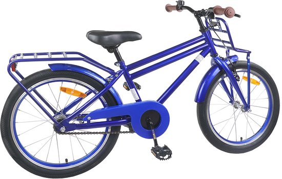 vidaXL - Kinderfiets - 20 - Inch - voor - 6-11 - jaar - oud - Donkerblauw