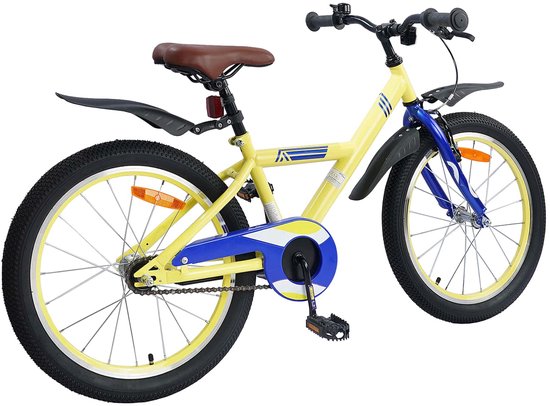 vidaXL - Kinderfiets - 20 - Inch - voor - 6-11 - jaar - oud - Geel