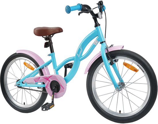 vidaXL - Kinderfiets - 20 - Inch - voor - 6-11 - jaar - oud - Lichtblauw van VidaXL