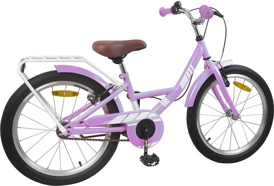 vidaXL - Kinderfiets - 20 - Inch - voor - 6-11 - jaar - oud - Paars van VidaXL