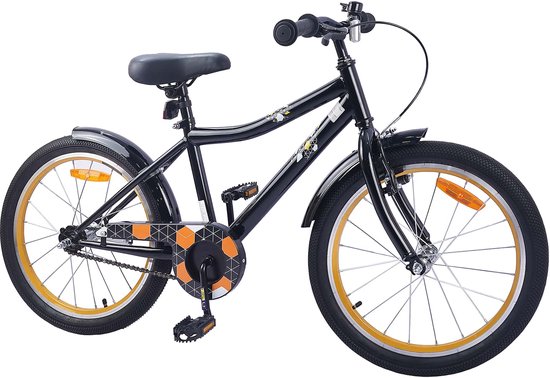vidaXL - Kinderfiets - 20 - Inch - voor - 6-11 - jaar - oud - Zwart van VidaXL