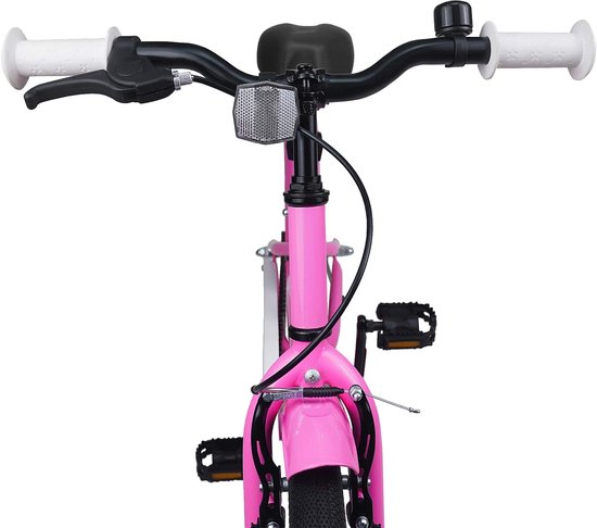 vidaXL - Kinderfiets - 22 - Inch - voor - 7-12 - jaar - oud - Donkerroze van VidaXL