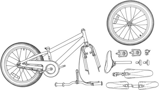 vidaXL - Kinderfiets - 22 - Inch - voor - 7-12 - jaar - oud - Groen - Zwart van VidaXL