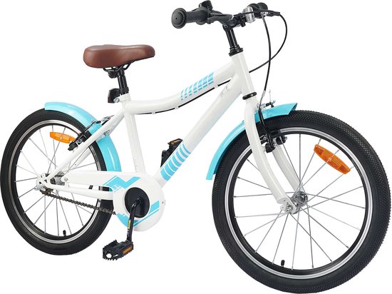 vidaXL - Kinderfiets - 24 - Inch - voor - 8-12 - jaar - oud - Lichtblauw van VidaXL