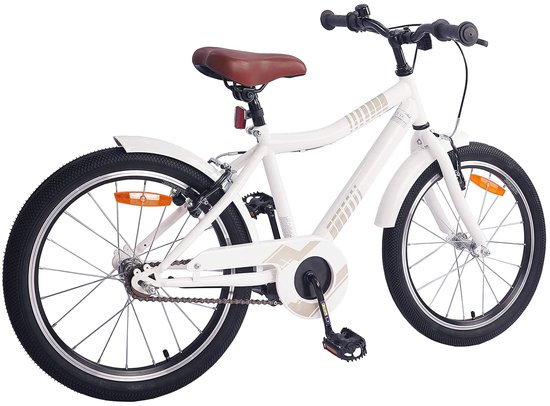 vidaXL - Kinderfiets - 24 - Inch - voor - 8-12 - jaar - oud - Wit