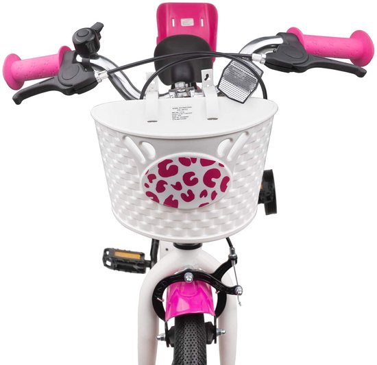 vidaXL - Kinderfiets - Met - Zijwieltjes - 12 - Inch - voor - 2-4 - jaar - oud - Roze