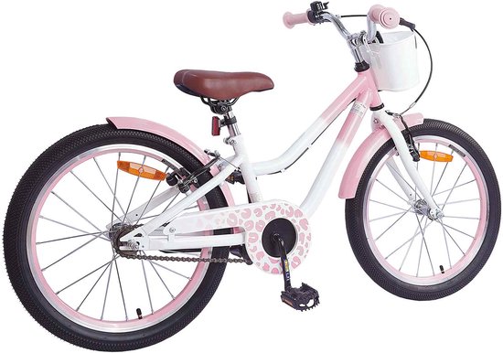 vidaXL - Kinderfiets - Met - Zijwieltjes - 18 - Inch - voor - 5-7 - jaar - oud van VidaXL
