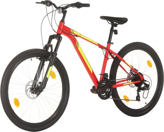 vidaXL Mountainbike 27,5 inch 21 versnellingen rood van Vidaxl