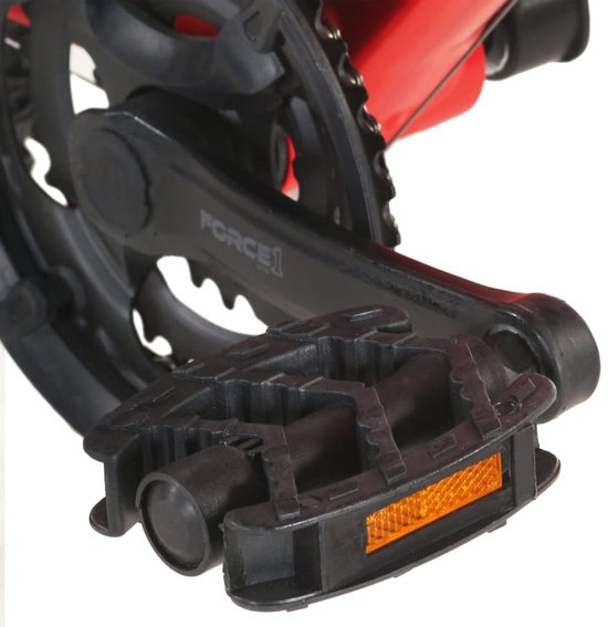 vidaXL Mountainbike - Mountainbikes - Fiets - Fietsen - Mountainbike 21 versnellingen 27,5 inch wielen 42 cm frame rood van VidaXL