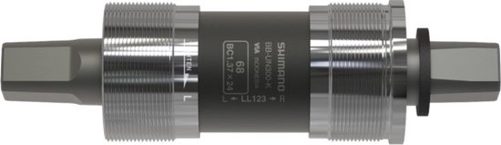 Vierkante trapas Shimano BB-UN300 68mm / 127,5mm - kettingkast type van Shimano