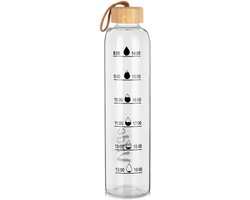 Vilde - Waterfles - 1 l - RVS - Borosilicaatglas