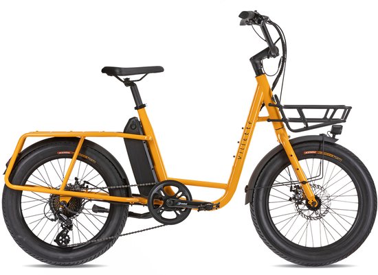 Villette Citadin elektrische transportfiets staal city geel van Merkloos