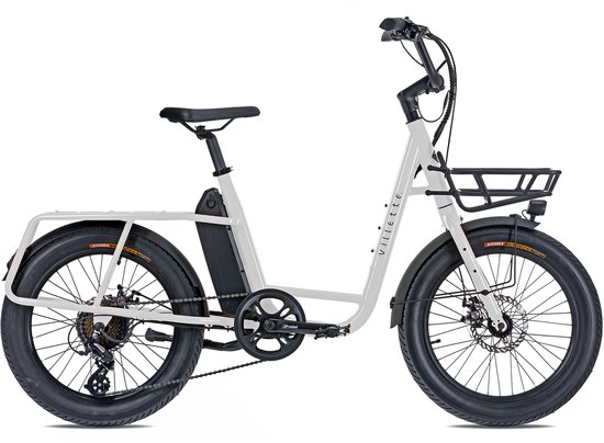 Villette Citadin elektrische transportfiets staal city wit van Villette