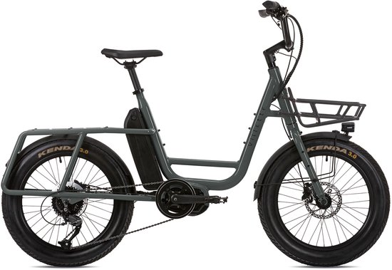 Villette Citadin MM elektrische transportfiets city alu grijs van Villette